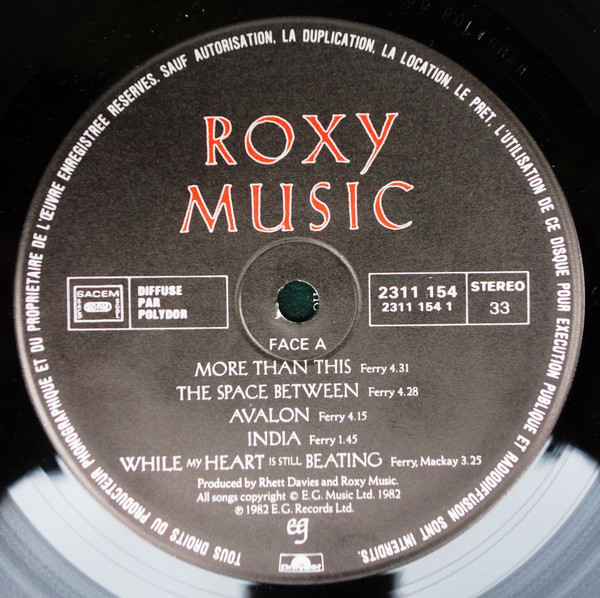 Roxy Music - Avalon | Polydor (2311 154) - 4