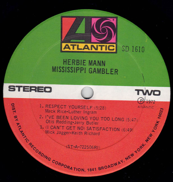 Herbie Mann - Mississippi Gambler [Vinyl] | Atlantic (SD 1610) - 4
