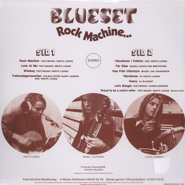 Blueset - Rock Machine | Shadoks Music (SHAD 183LP) - 2