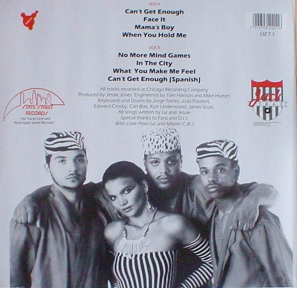 Liz Torres Featuring Master C & J - Can't Get Enough | Jack Trax (LIZ T 1) - 2