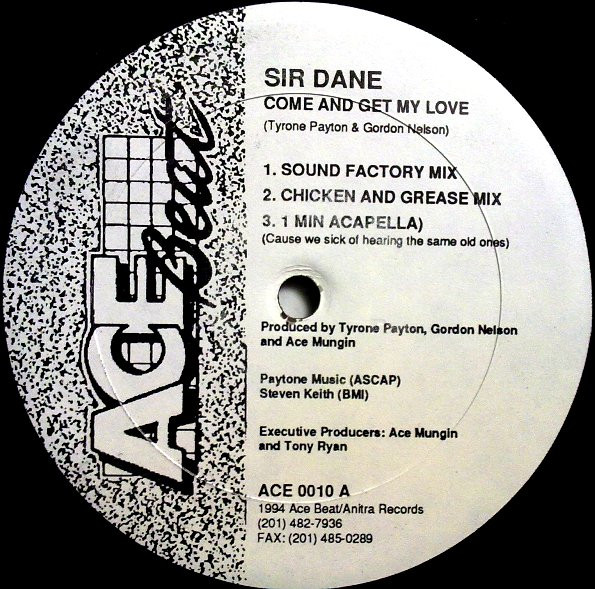 Sir Dane - Come And Get My Love | Ace Beat Records (ACE 0010) - 2
