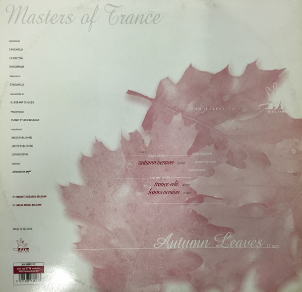Masters Of Trance - Autumn Leaves | Byte Records (BB 039817-12) - 4