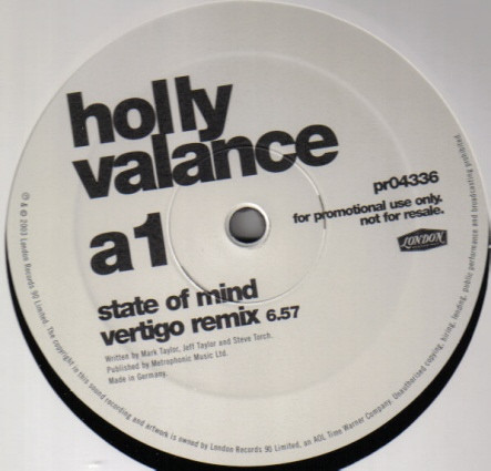 Holly Valance - State Of Mind | London Records (pr04336)