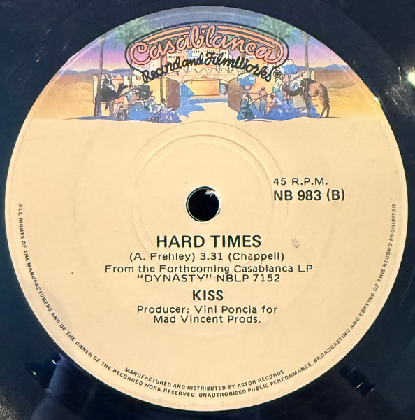 Kiss - I Was Made For Lovin' You | Casablanca (NB 983) - 3