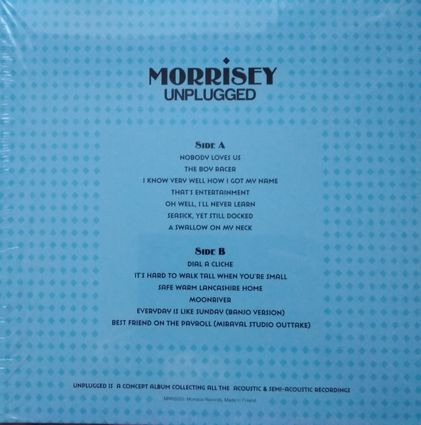 Morrissey - Unplugged | Morrace Records (MRR2025) - 2 Morrissey - Unplugged | Morrace Records (MRR2025) - 2