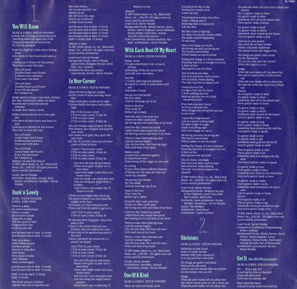 Stevie Wonder - Characters | Motown (ZL 72001) - 3