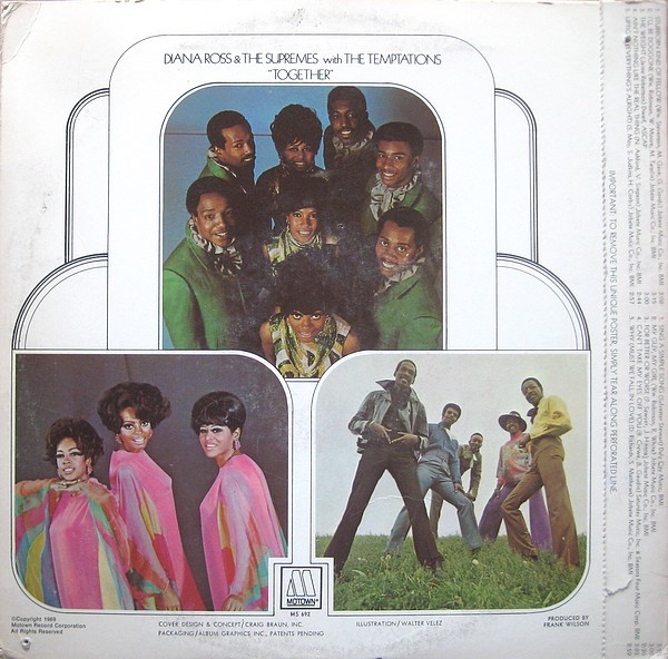 The Supremes With The Temptations - Together | Motown (MS-692) - 2