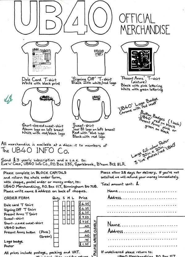 UB40 - Present Arms | DEP International (LPDEP 1) - 9