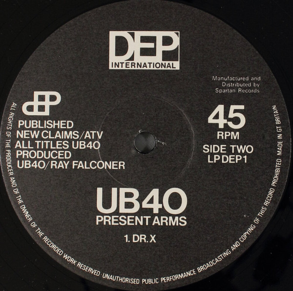 UB40 - Present Arms | DEP International (LPDEP 1) - 6