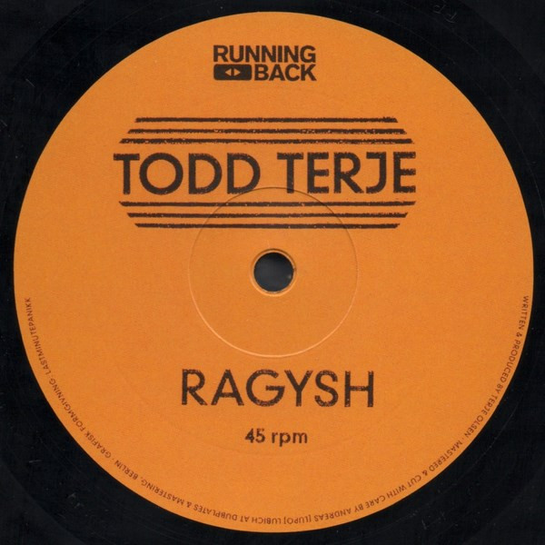 Todd Terje - Ragysh | Running Back (RBCR-78) Todd Terje - Ragysh | Running Back (RBCR-78)