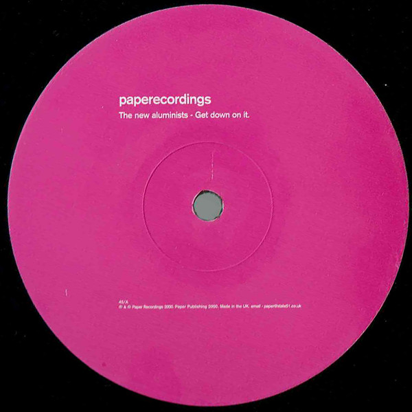 The New Aluminists - Get Down On It | Paper Recordings (PAP 045) - 2