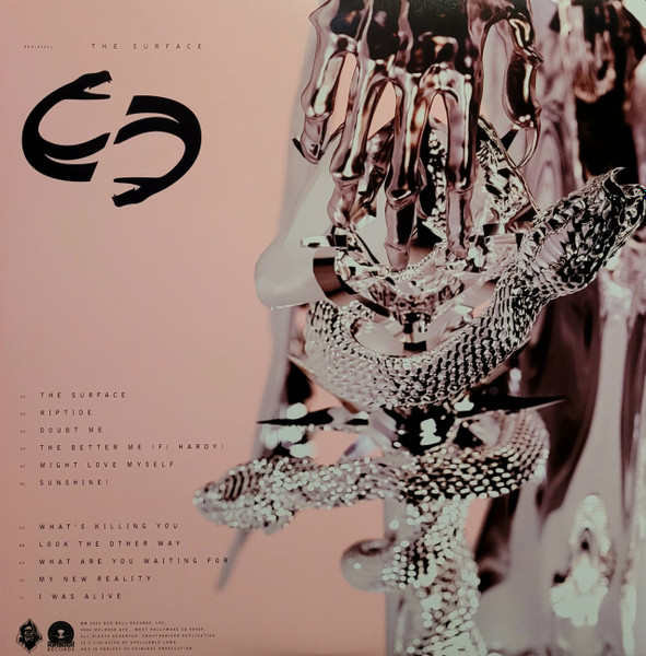 Beartooth - The Surface (Limited Edition - Ultra Clear w/Pink Cloudy Effect Vinyl) [Vinyl] | Red Bull Records (RBR1005VL) - 4