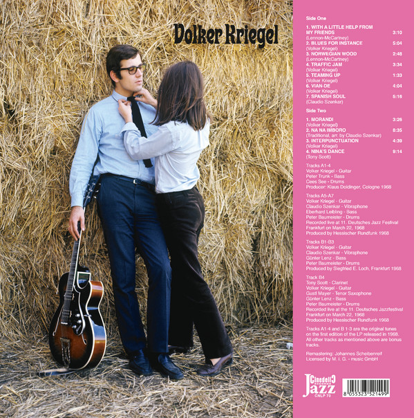 Volker Kriegel - With A Little Help From My Friends | Cinedelic Records (CNLP70) - 2