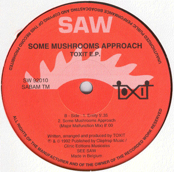 Toxit - Some Mushrooms Approach - Toxit E.P. | See Saw (SW 92010) - 2 Toxit - Some Mushrooms Approach - Toxit E.P. | See Saw (SW 92010) - 2