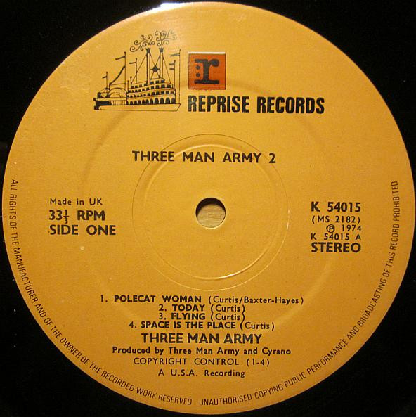 Three Man Army - Two | Reprise Records (K54015) - 3