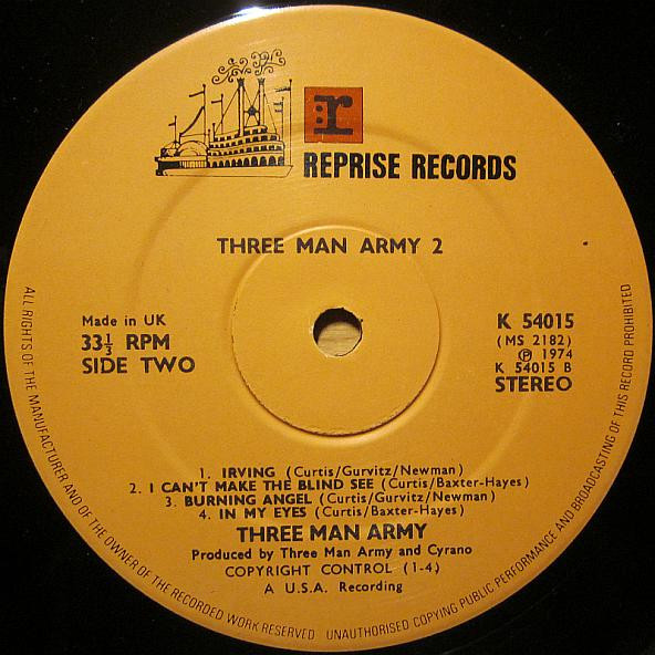 Three Man Army - Two | Reprise Records (K54015) - 4