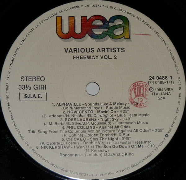 Various - Freeway #2° | WEA (24 0488-1) - 3