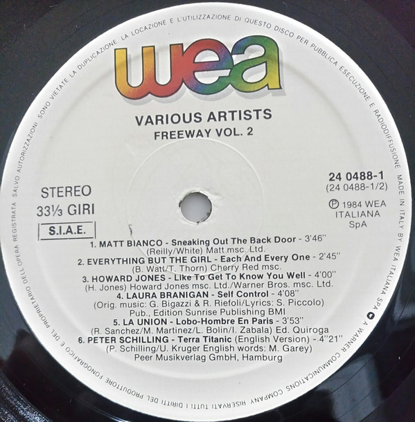 Various - Freeway #2° | WEA (24 0488-1) - 4