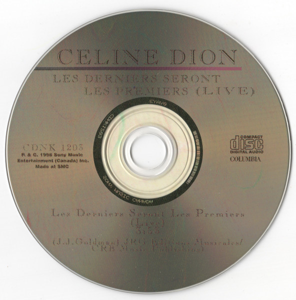 Céline Dion - Les Derniers Seront Les Premiers | Columbia (CDNK 1203) - 3