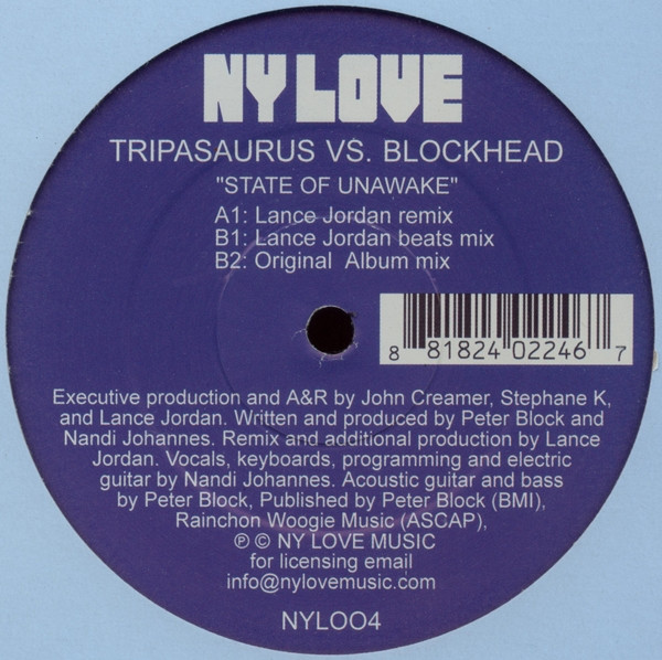 Tripasaurus vs. Blockhead - State Of Unawake | NY Love Music (NYL004)