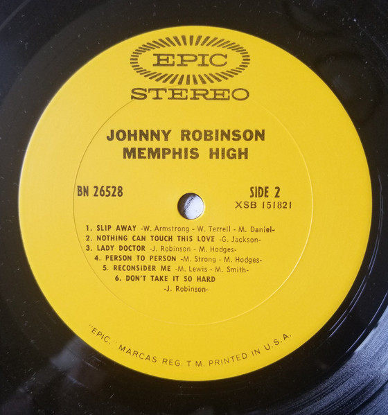 Johnny Robinson - Memphis High | Epic (BN 26528) - 4