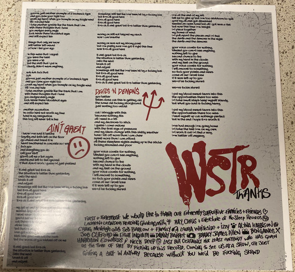 WSTR - SKRWD | No Sleep Records (NSR156) WSTR - SKRWD | No Sleep Records (NSR156)