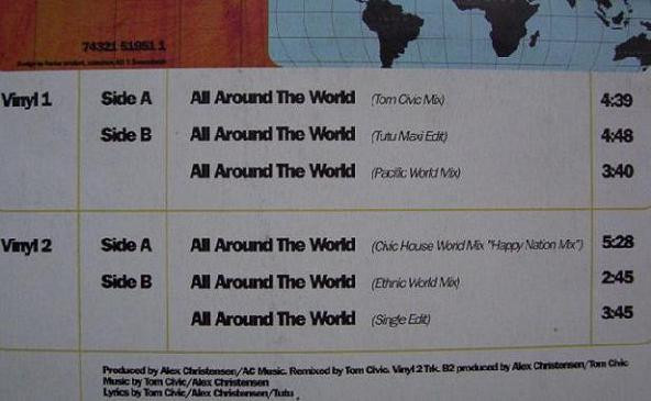 Tutu - All Around The World | Not On Label (74321 51951 1/1)