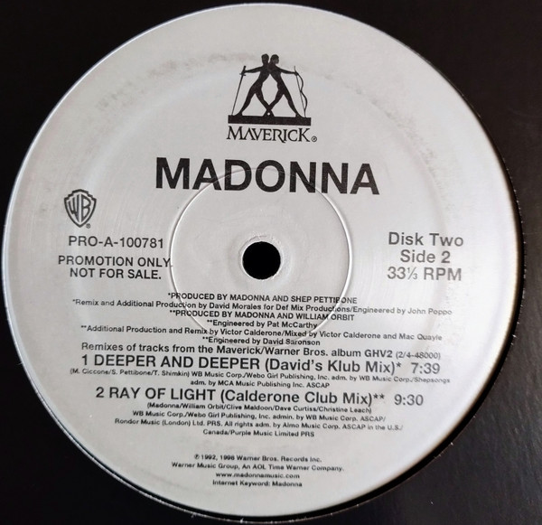 Madonna - GHV2 Remixed (The Best Of 1991-2001) | Maverick (PRO-A-100781) - 4