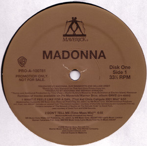 Madonna - GHV2 Remixed (The Best Of 1991-2001) | Maverick (PRO-A-100781) - main