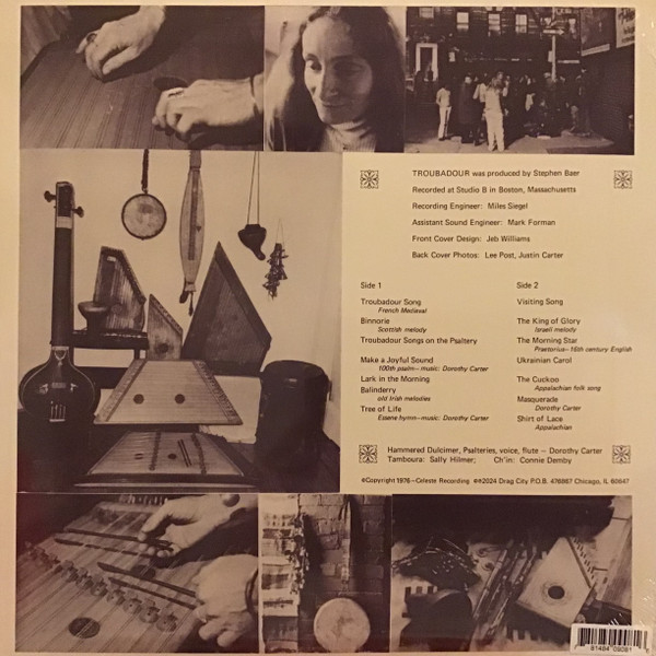 Dorothy Carter - Troubadour | Drag City (DC908) - 2