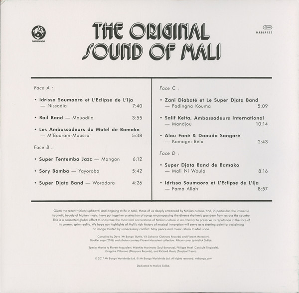 Various - The Original Sound Of Mali | Mr Bongo (MRBLP135) - 3