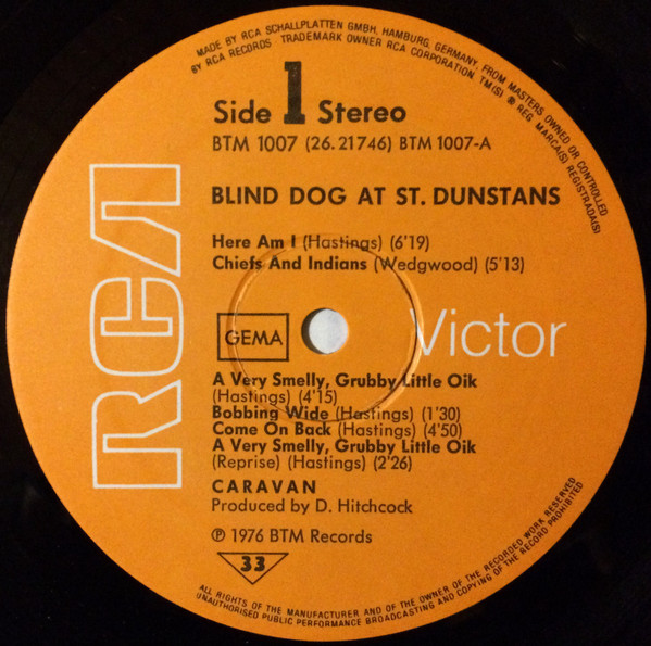 Caravan - Blind Dog At St. Dunstans | RCA (26.21746) - 3