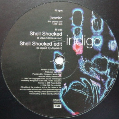 Indigo - Shell Shocked | EMI Premier (12SP 131)