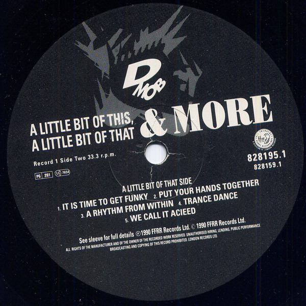 D Mob - A Little Bit Of This, A Little Bit Of That & More | FFRR (828195.1) - 4