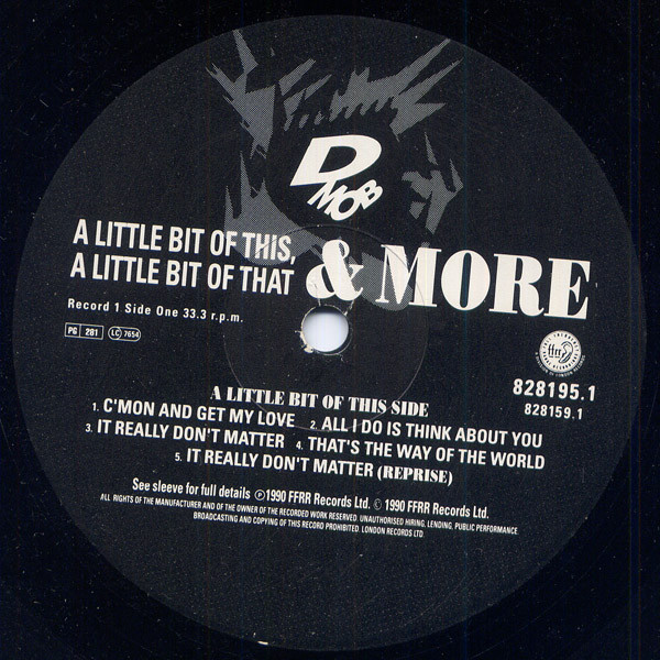 D Mob - A Little Bit Of This, A Little Bit Of That & More | FFRR (828195.1) - 3