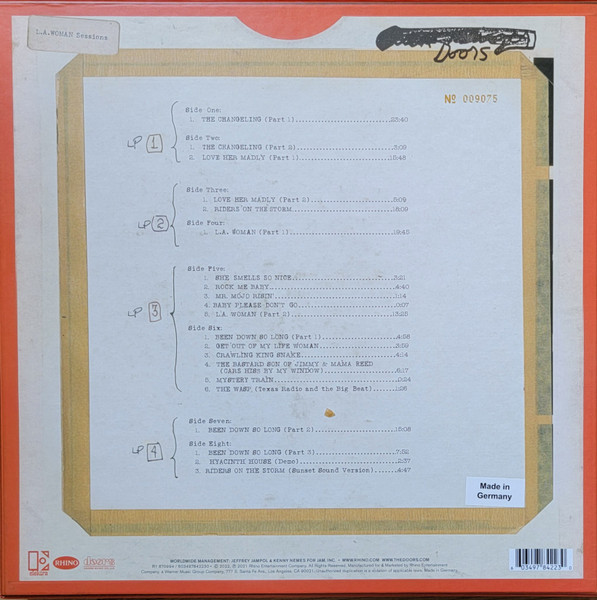 The Doors - L.A. Woman Sessions | Rhino Records (R1 670994) - 2
