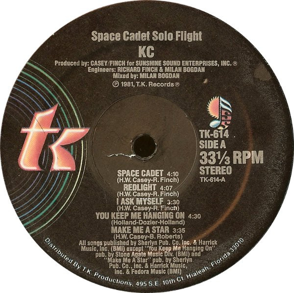 KC - Space Cadet Solo Flight | T.K. Records (TK-614) - 3 KC - Space Cadet Solo Flight | T.K. Records (TK-614) - 3