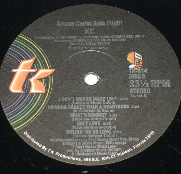 KC - Space Cadet Solo Flight | T.K. Records (TK-614) - 4 KC - Space Cadet Solo Flight | T.K. Records (TK-614) - 4