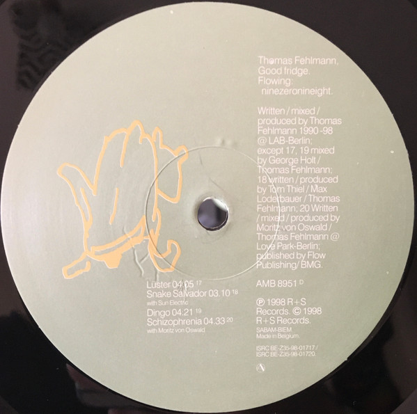 Thomas Fehlmann - Good Fridge. Flowing: Ninezeronineight. | Apollo (AMB 8951 LP) - 10