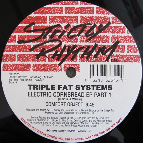 Triple Fat Systems - Electric Cornbread EP Part 1 | Strictly Rhythm (SR12375)
