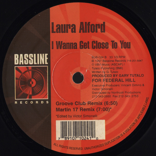 Laura Alford - I Wanna Get Close To You | Bassline Records (BLR-024) - 2