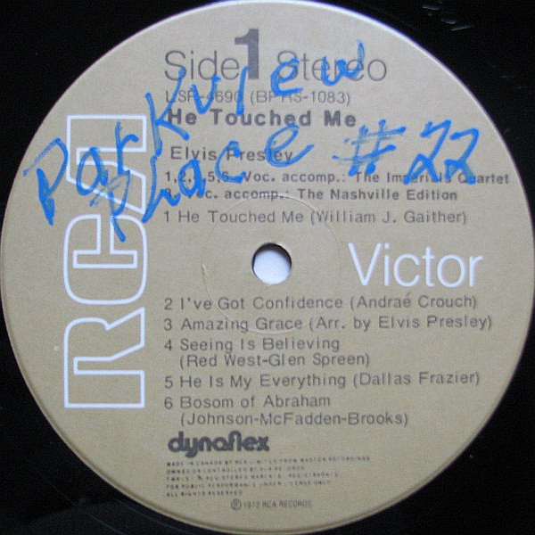 Elvis Presley - He Touched Me [Vinyl] | RCA Victor (LSP-4690) - 3