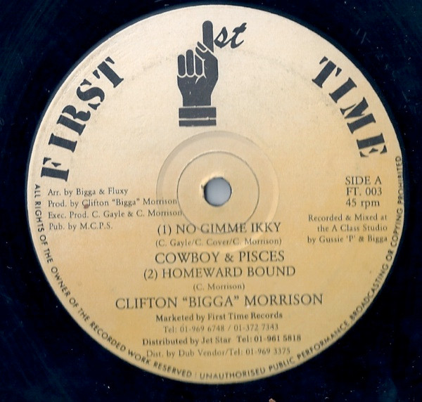 Clifton "Bigga" Morrison - No Gimme Ikky | First Time (FT.003) - main