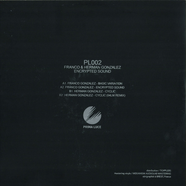 Franco Gonzalez , Herman Gonzalez - Encrypted Sound | Prima Luce (PL002) - 2