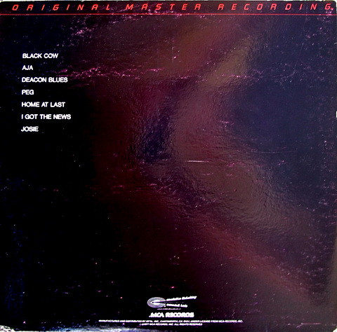 Steely Dan - Aja | Mobile Fidelity Sound Lab (MFSL 1-033) - 2 Steely Dan - Aja | Mobile Fidelity Sound Lab (MFSL 1-033) - 2