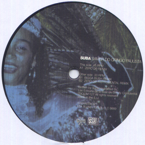 Suba - Samba Do Gringo Paulista | Ziriguiboom (ZBOOM 127) - 3