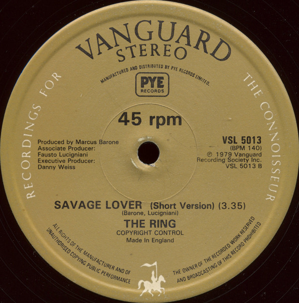 The Ring - Savage Lover | Vanguard (VSL 5013) - 4