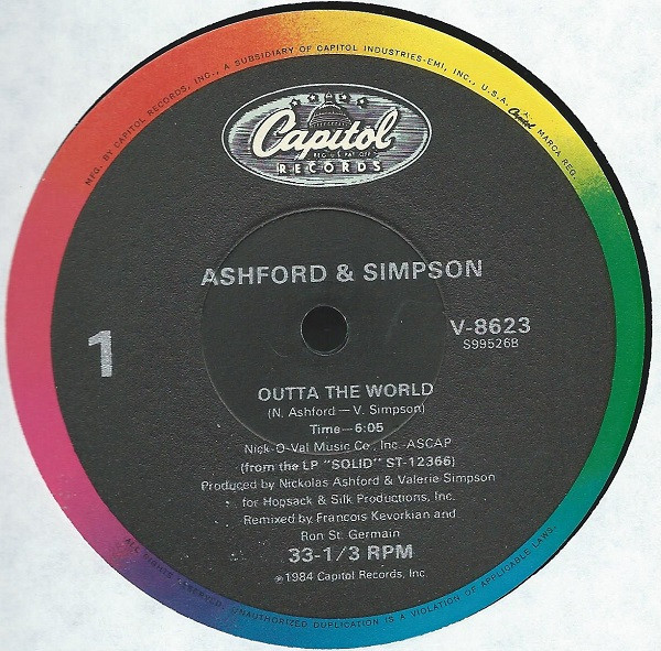 Ashford & Simpson - Outta The World | Capitol Records (V-8623) - 3
