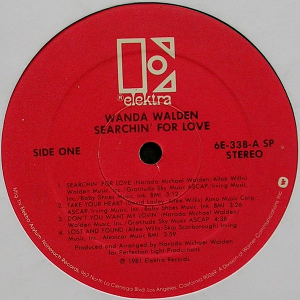 Wanda Walden - Searchin' For Love | Elektra (6E-338) - 3 Wanda Walden - Searchin' For Love | Elektra (6E-338) - 3