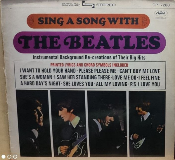 Jimmie Haskell - Sing A Song With The Beatles! - Instrumental Background Re-Creations Of Their Big Hits | Capitol Records (CP 7260)
